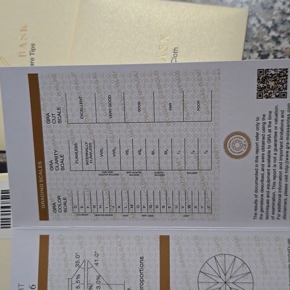 NIB/NWOT Beam and Bask 2 Carat Moissanite Necklace - Picture 11 of 13